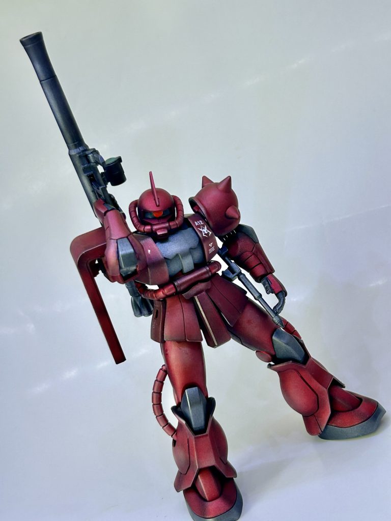 HGUCシャア専用ザクⅡ メタリック塗装–5枚目/制作者：@ich_taka