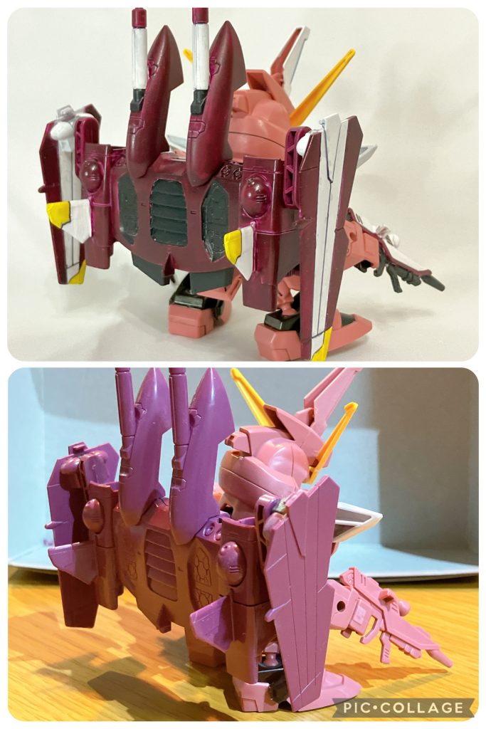 ファトゥム、濃いめの紫にしたところまではよかったと思ったのよね〜…調色が不味かったのかしら。