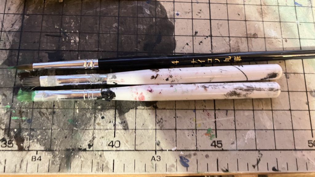 使用した百均の筆