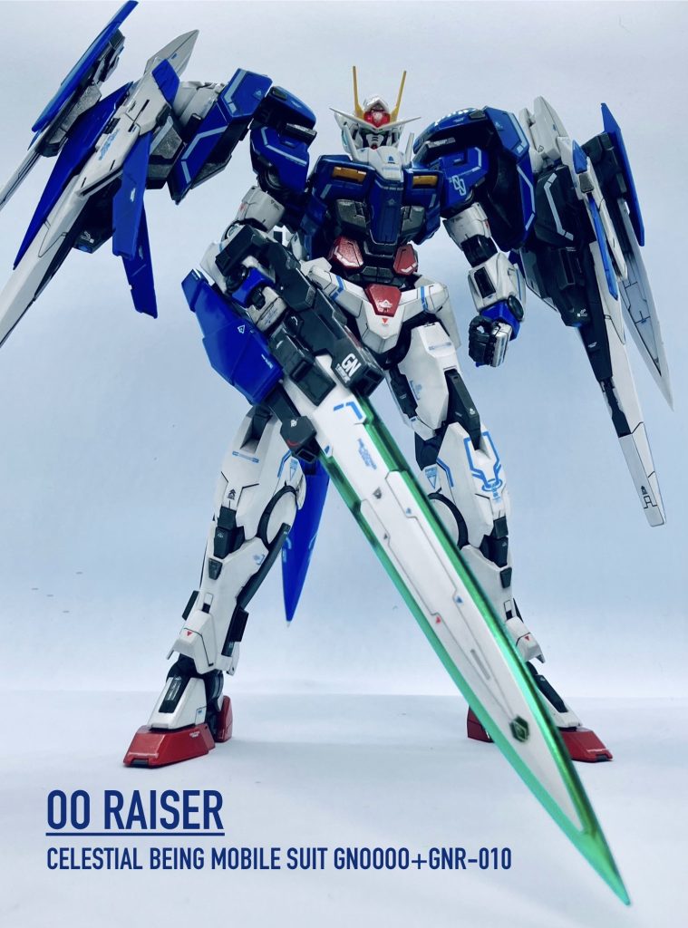 ガンダムを超えた存在、ダブルオーライザー完成‼️GNソードIIIが長いっ‼️