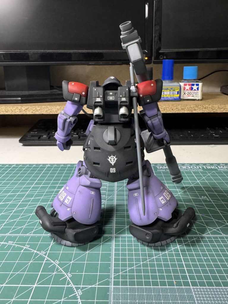 バックショット　真後