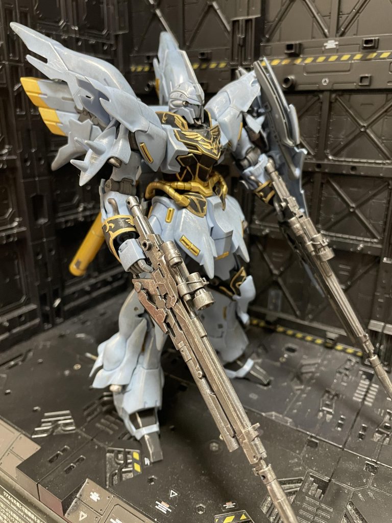 スミ入れ、部分塗装、ウェザリング、つや消し仕上げです。