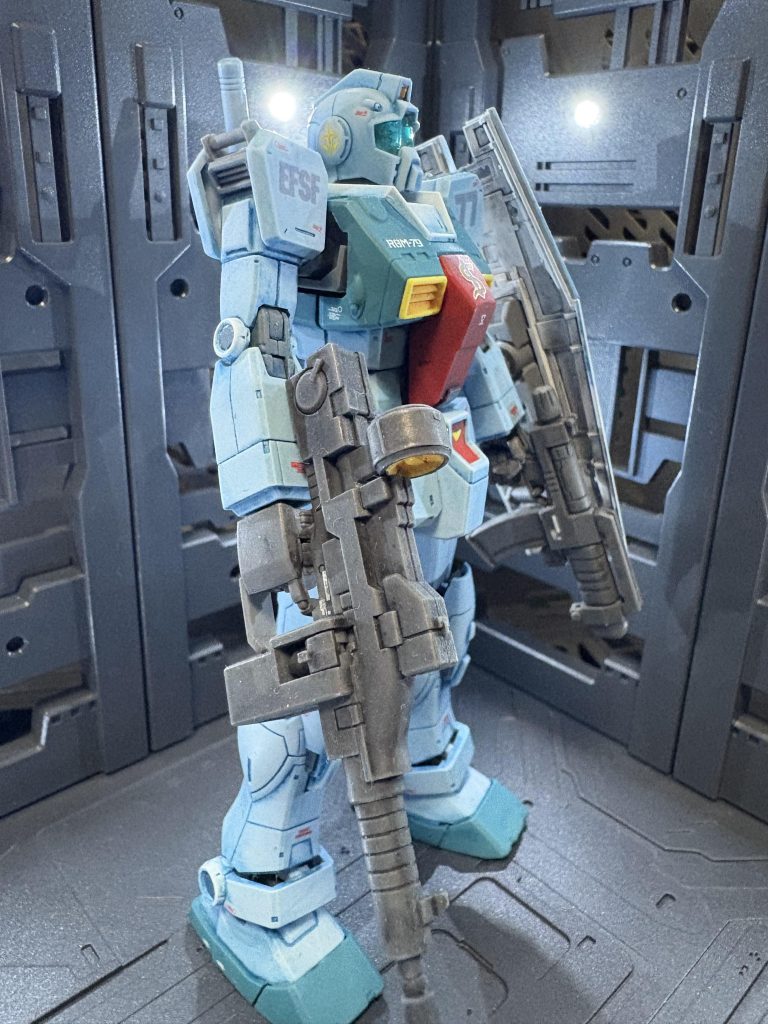 ビームライフル2丁を持たせて。