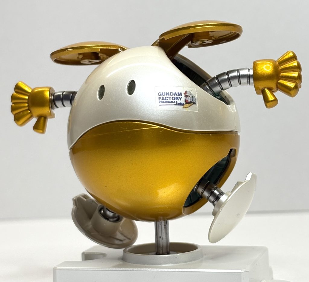 塗装メモ白部：ノーツフレッシュホワイトにムーンストーンパール＋クリアゴールド部：スターブライトゴールドにクリア腕足：スーパージュラルミン台座：パールホワイト内部：クリアグリーンのキャンディ塗装