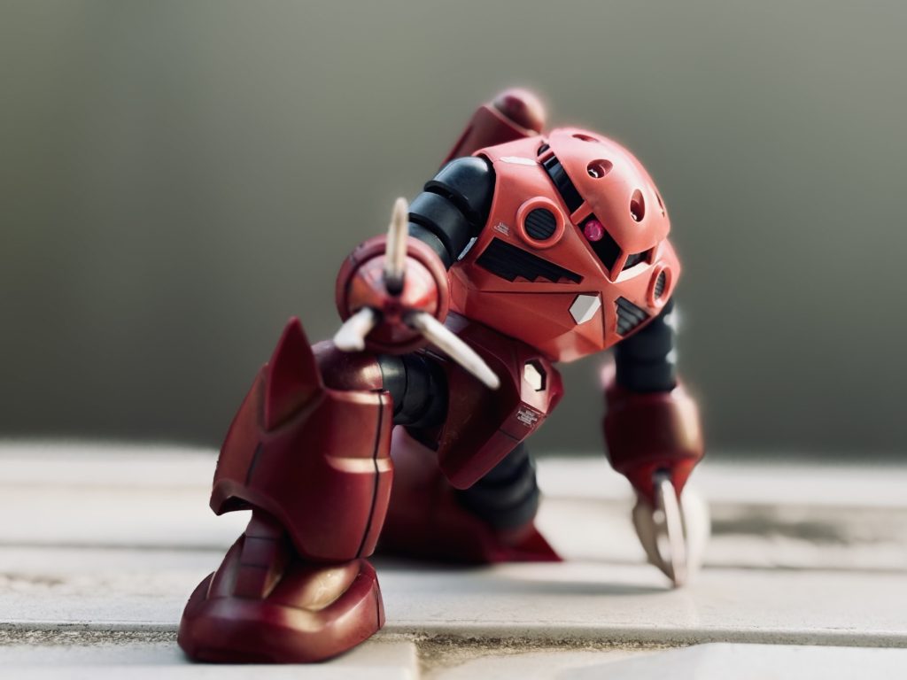 ツメは、軽くとがらせました。