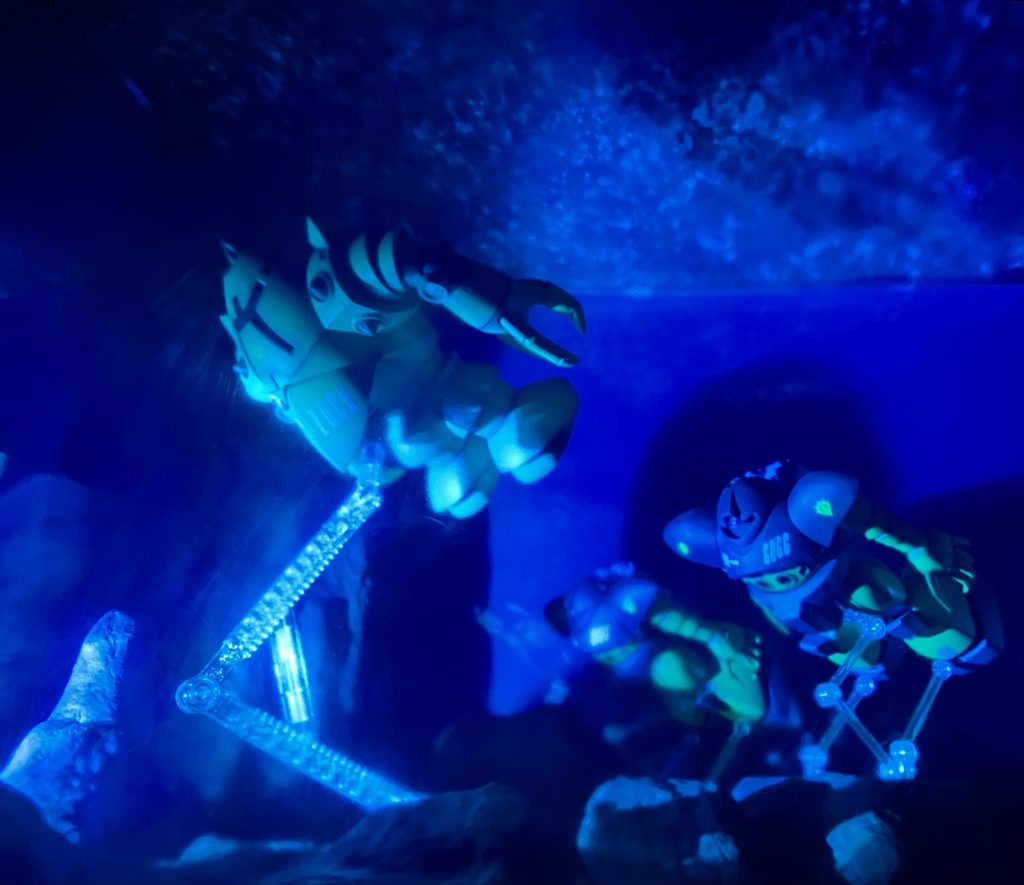 水中ジオラマ（HGUCゾック＆ゴッグ）–2枚目/制作者：いぬわし