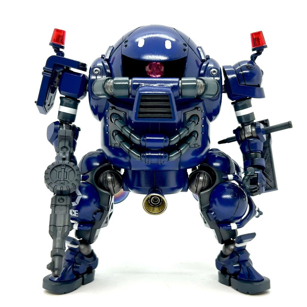 あ、そうだ! 肩のパトランプも大きくしてあります😊