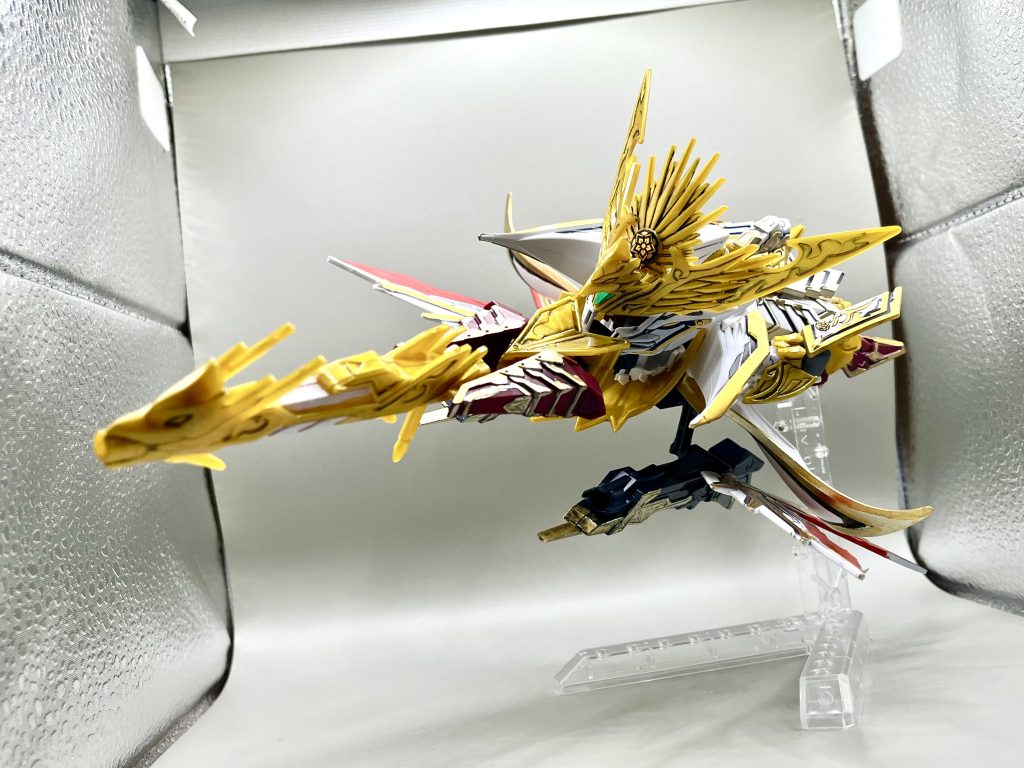 本体も変形するのはやっぱエピオンだなぁって思った超絶鳳凰(ウルトラフェニックス)モード