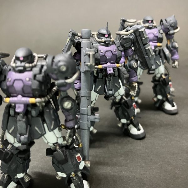HG 黒い三連星ザク ORIGIN｜@jhonkosuさんのガンプラ作品