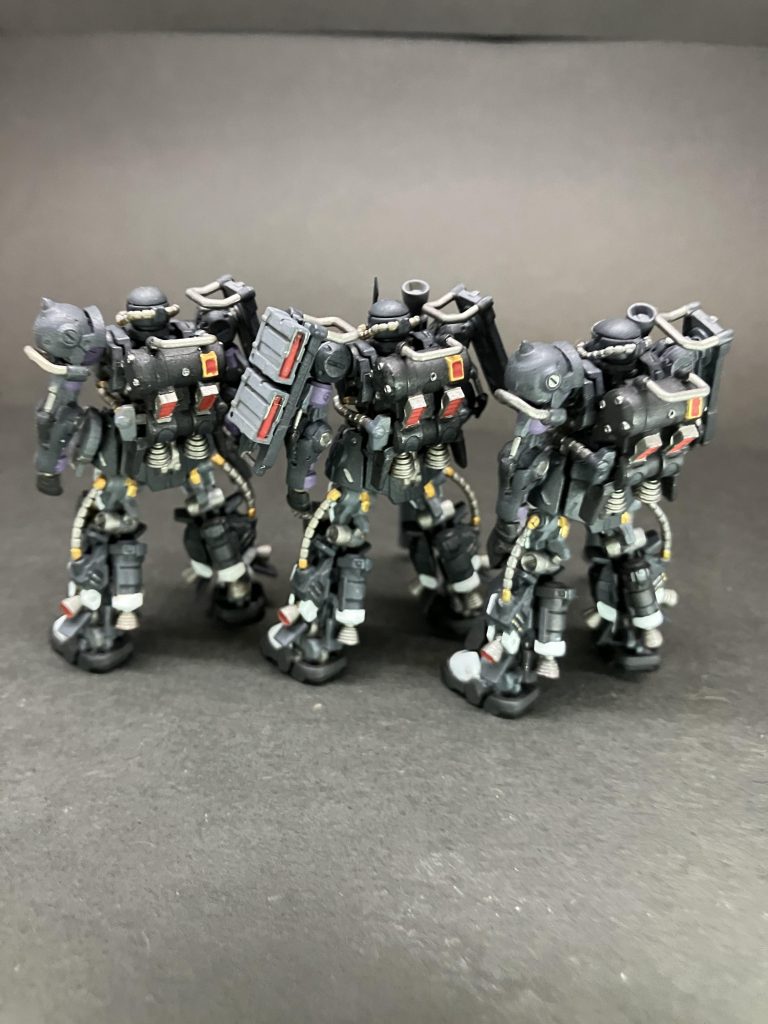 バックパック　3機並ぶととても素敵です