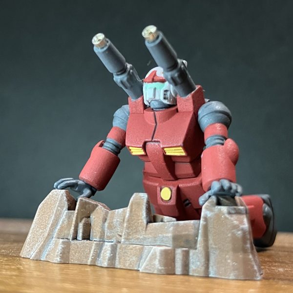 チョコサプ　ガンキャノン筆塗り