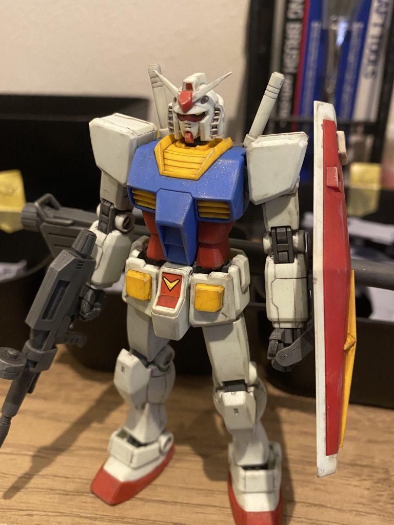 HGUCガンダム(リバイブ)ウェザリング(？)仕上げ