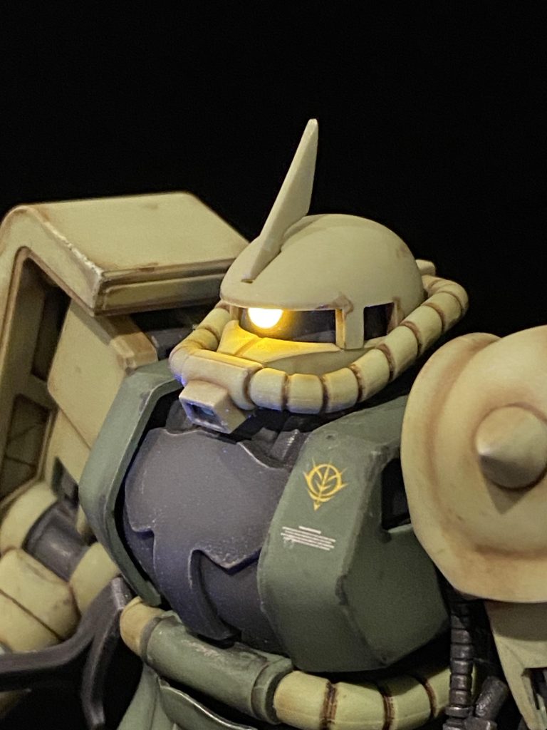 モノアイをHアイズにしています。ｸﾞﾎﾟｰﾝ