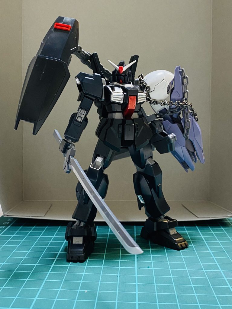 組み合わせ思考中この時点でマークツーは一部塗装をしています。