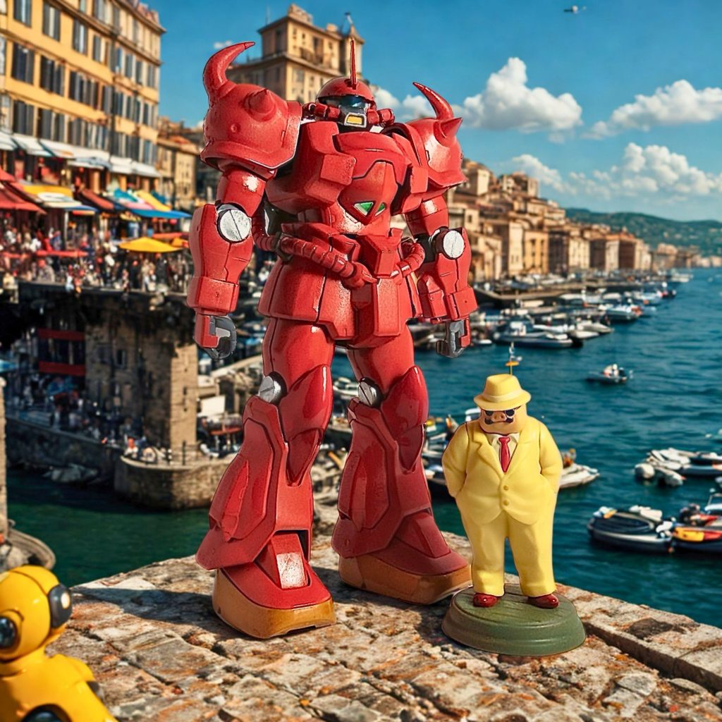 作品名：🇮🇹イタリアングフ🇮🇹<p>AIを使った背景を入れてみました。グッと雰囲気が増して嬉しい一枚になりました。</p>
