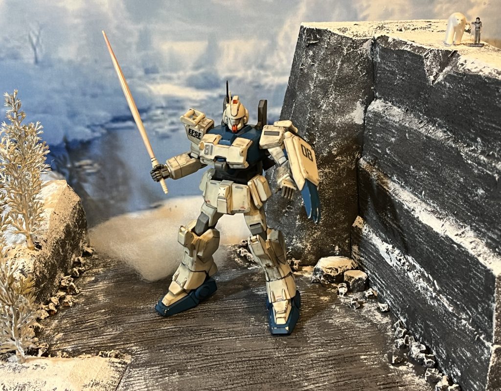 雪山ジオラマ新作