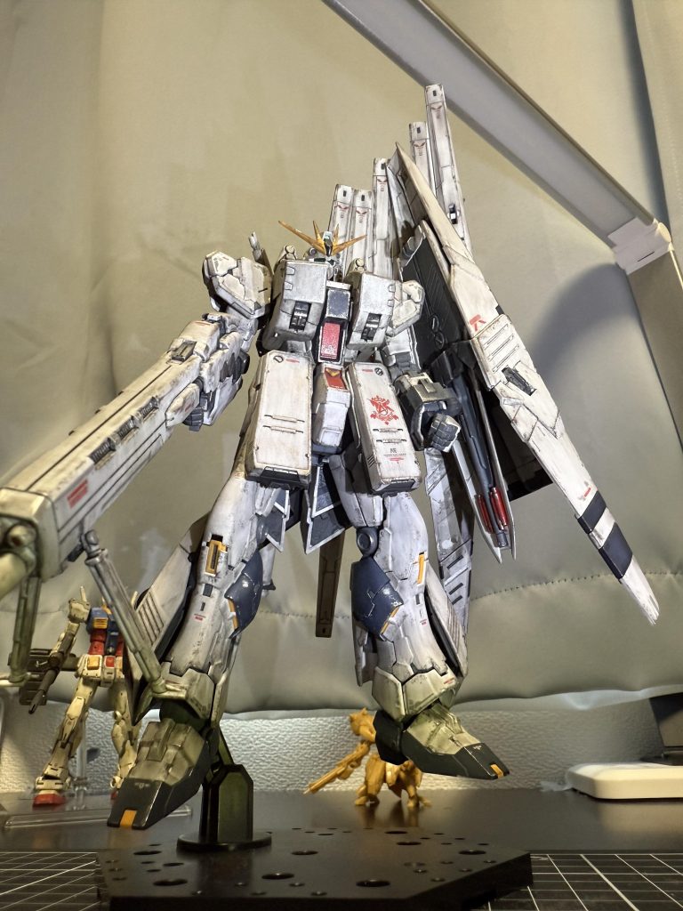 RGνガンダムHWS ウェザリング仕上げ–3枚目/制作者：ozk