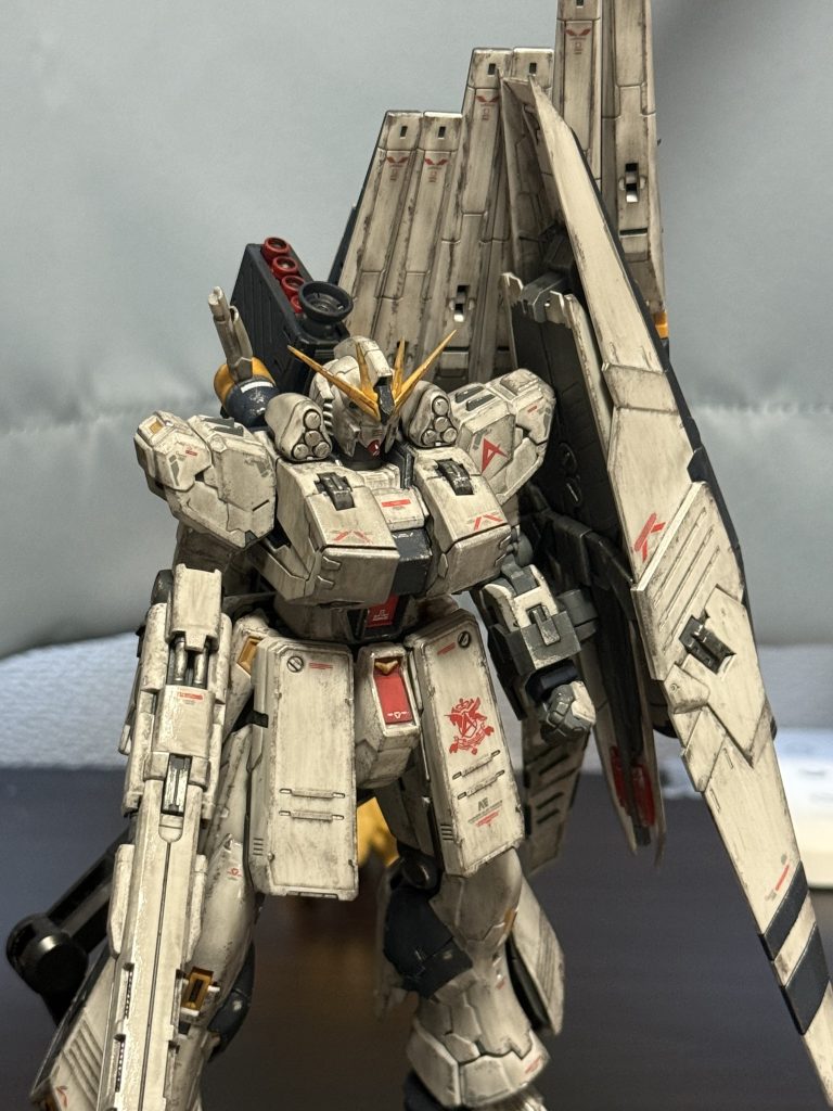 RGνガンダムHWS ウェザリング仕上げ