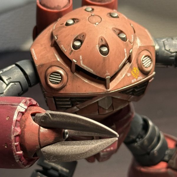 RGシャア専用ズゴック　ウェザリング仕上げ