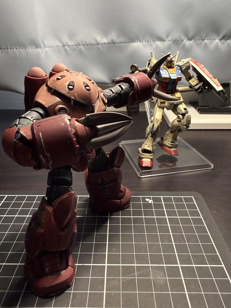 RGシャア専用ズゴック　ウェザリング仕上げ–4枚目/制作者：ozk