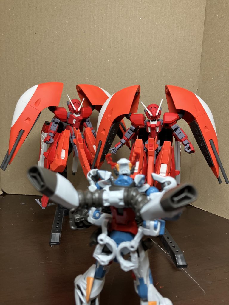 分裂したウーンドウォート(嘘)クランバトルは2対2なので、2機作って良かったです。GQっぽいですよね。