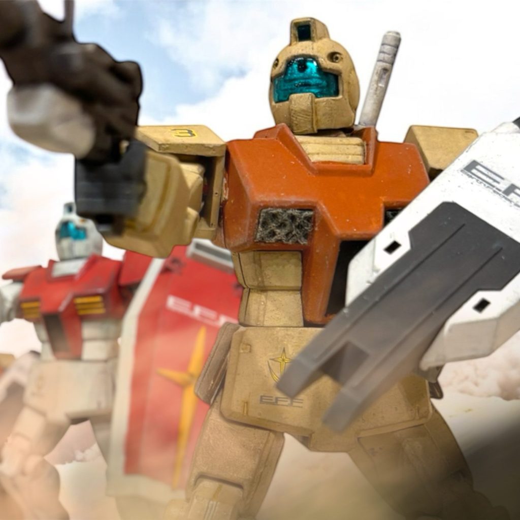 RGM-79ジム”グレーン”（デザートカラー）｜押忍やすじろうさんの