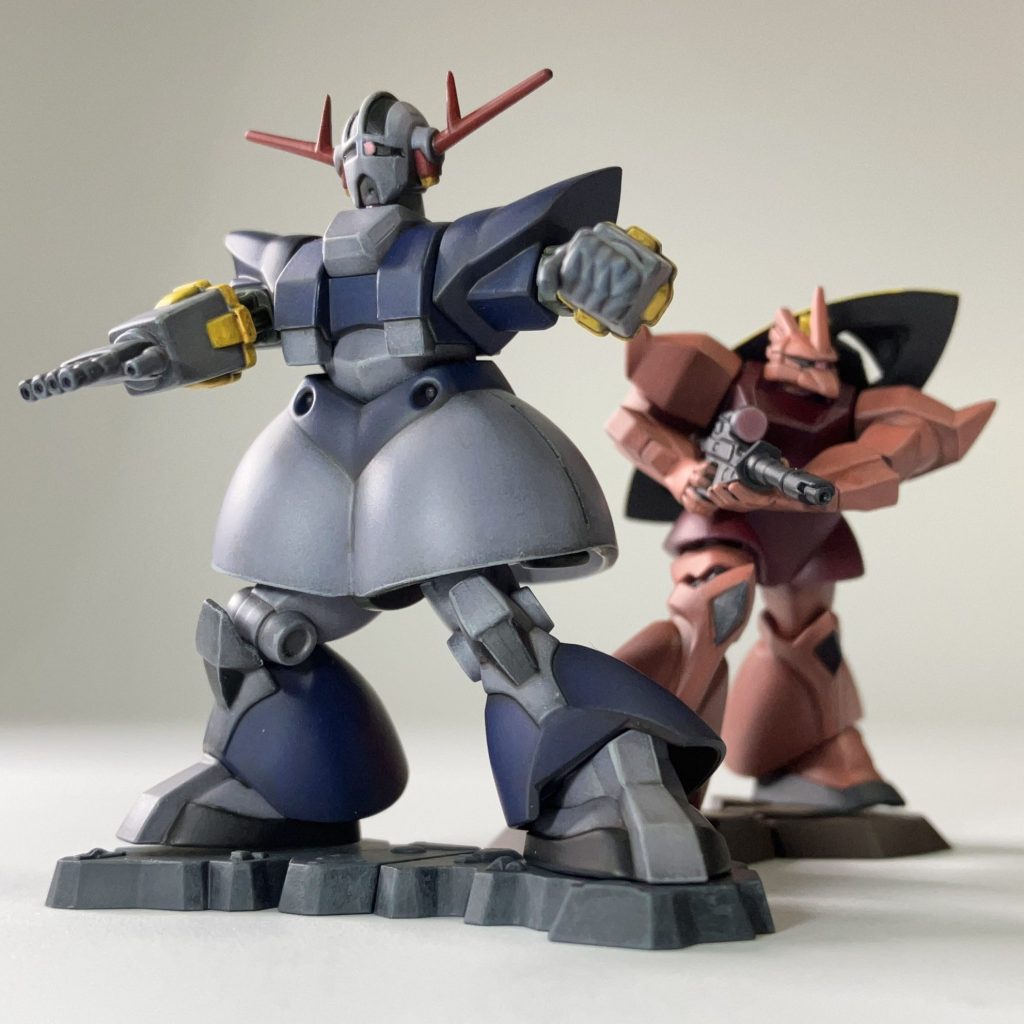チョコサプ 機動戦士ガンダム ゲルググ 全塗装 ガンプラ 完成品 チョコサプ シャア専用 ゲルググ完成‼️ ⁡ 13/19体目です
