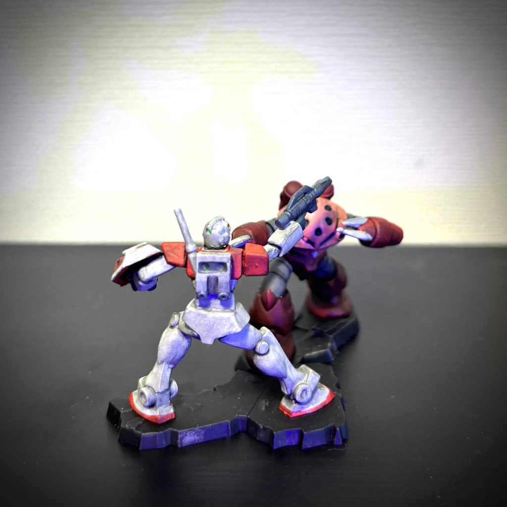 ちょっと汚しすぎですね。加減が難しいです。