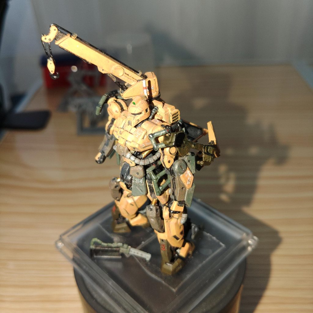 ヒート鉈を外した状態判り辛いかも。(zaku-kao4)