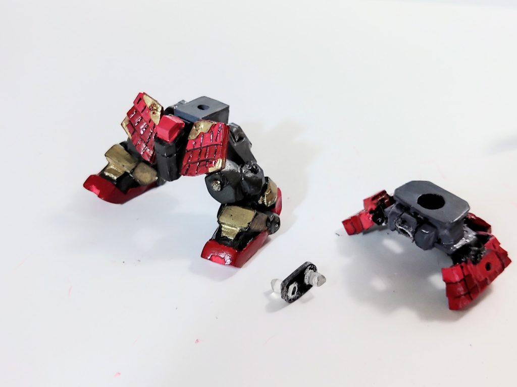 ただ腰にこのようなジョイントを着けたので、