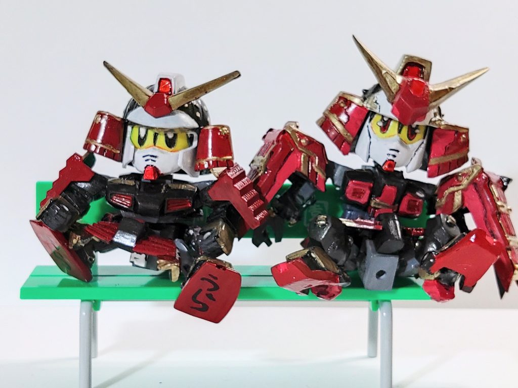 以上で武者頑駄無･令の紹介を終わります。次は同時作成の武者頑駄無･昭の紹介とネタバラしを、次回を待て!!