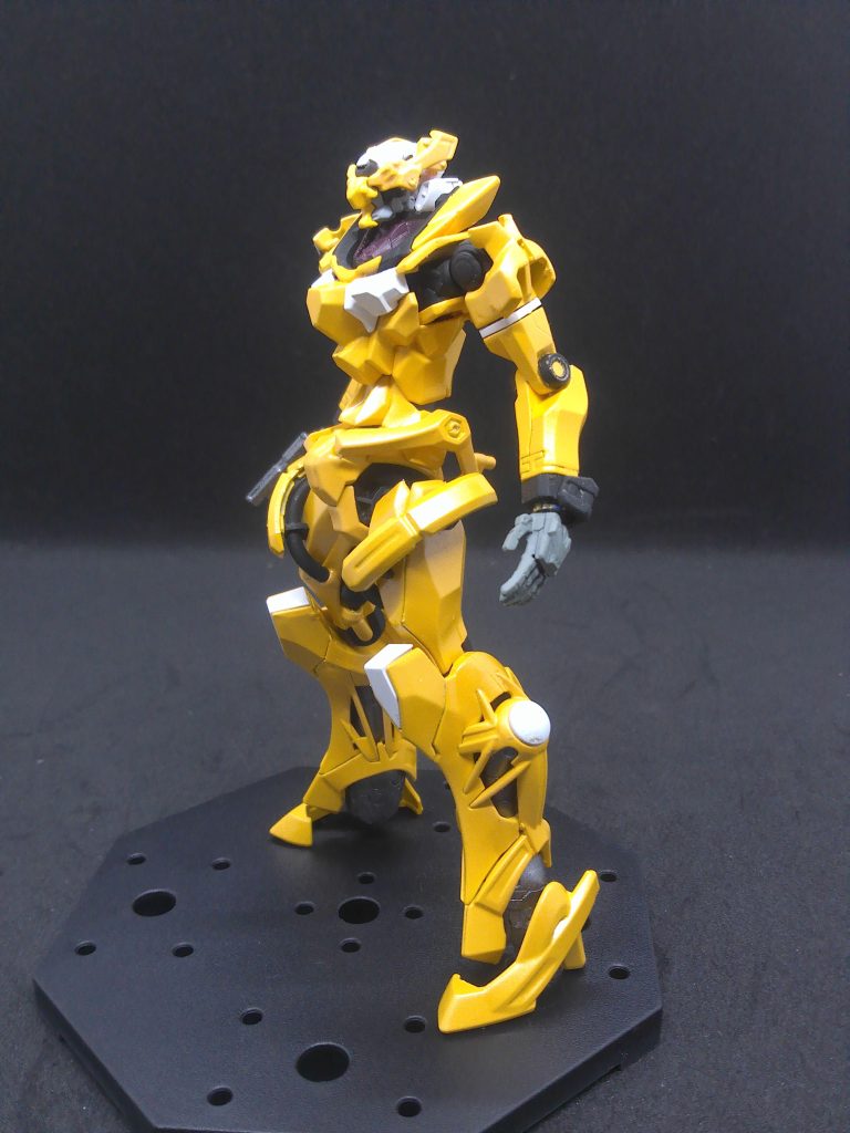 零号機にしてはちょっとカッコ良すぎか？零号機はもっとガリガリで素体っぽい印象だったんだけど。太腿ガードも外せばよかったかな。 