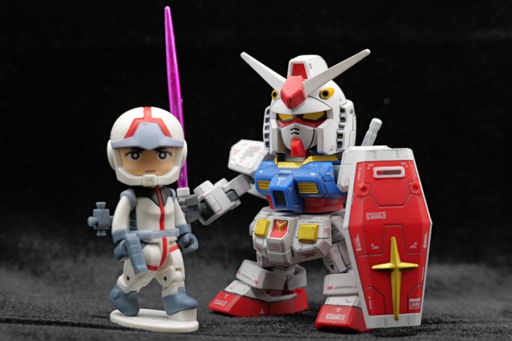 アムロ、カメラ目線。