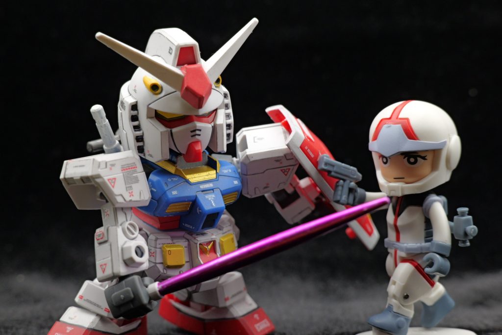 bit lotのアムロをこの為に購入。2体購入しました。可愛いですね。