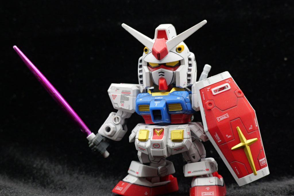 初代ガンダムはシンプルでありながら、カッコ良いと改めて思いました。