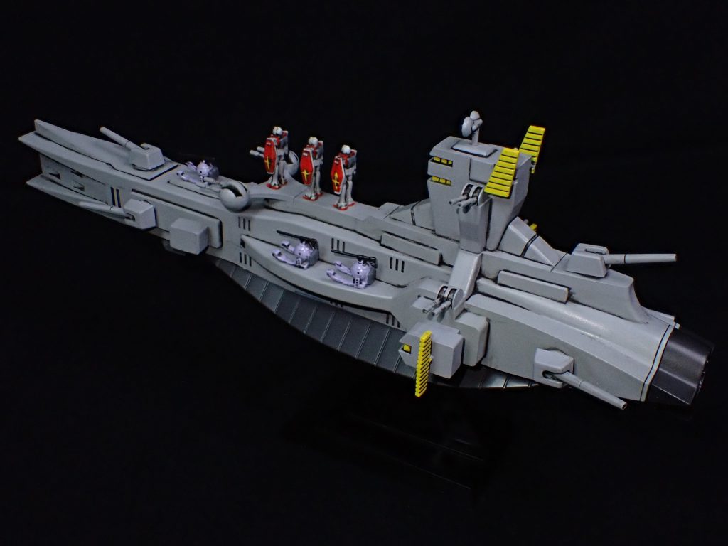 サラミス　1/1200旧キット–2枚目/制作者：muramura