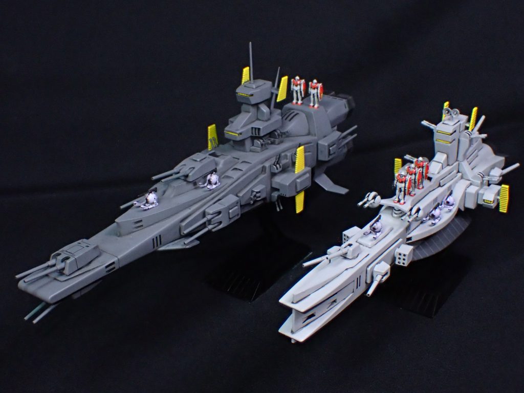 サラミス、マゼラン　1/1200旧キット