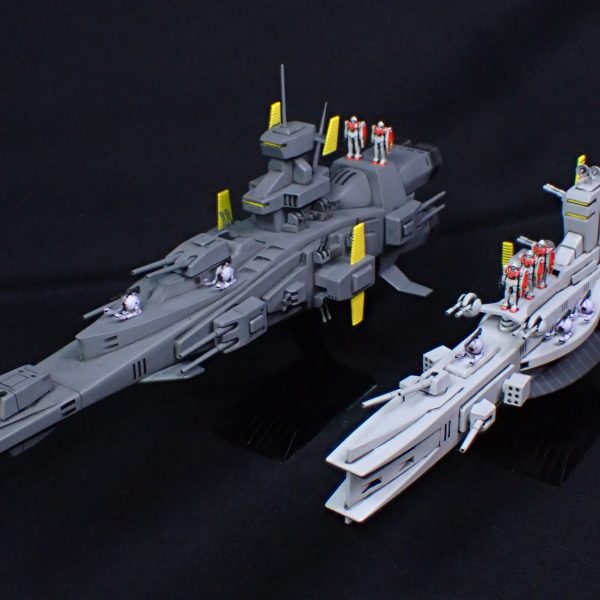 サラミス、マゼラン　1/1200旧キット