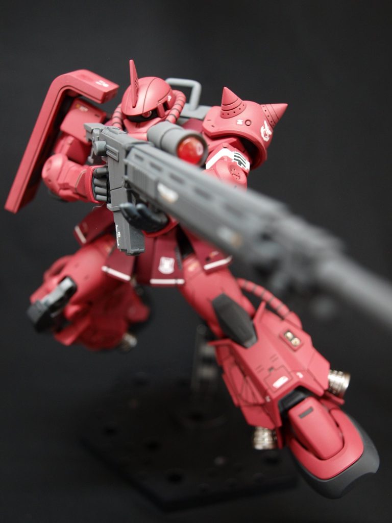 対艦ライフルたまりません。スコープは、Hアイズ5mmを貼り付け。合わせ目消し。