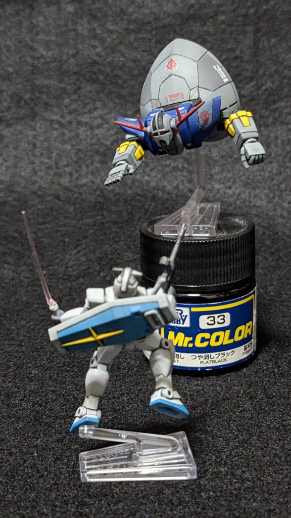 さて、もう!もう小さいのは少しお休みして大きいの作るぞ!丁度ブリッツデュエルと境界戦記の武器セット有るし、取り合えずパチ組みして箱を減らす!!!横にあるアッセンブルのストライクやガンダムは見ないw