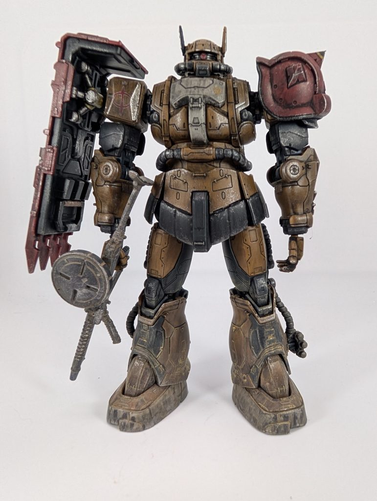 HGUC ザク （復讐のレクイエム）ver 塗装済み完成品 ソラリ機 ガンプラ HGザクII F型 ソラリ機 (復讐のレクイエム)｜ガラピコさんの