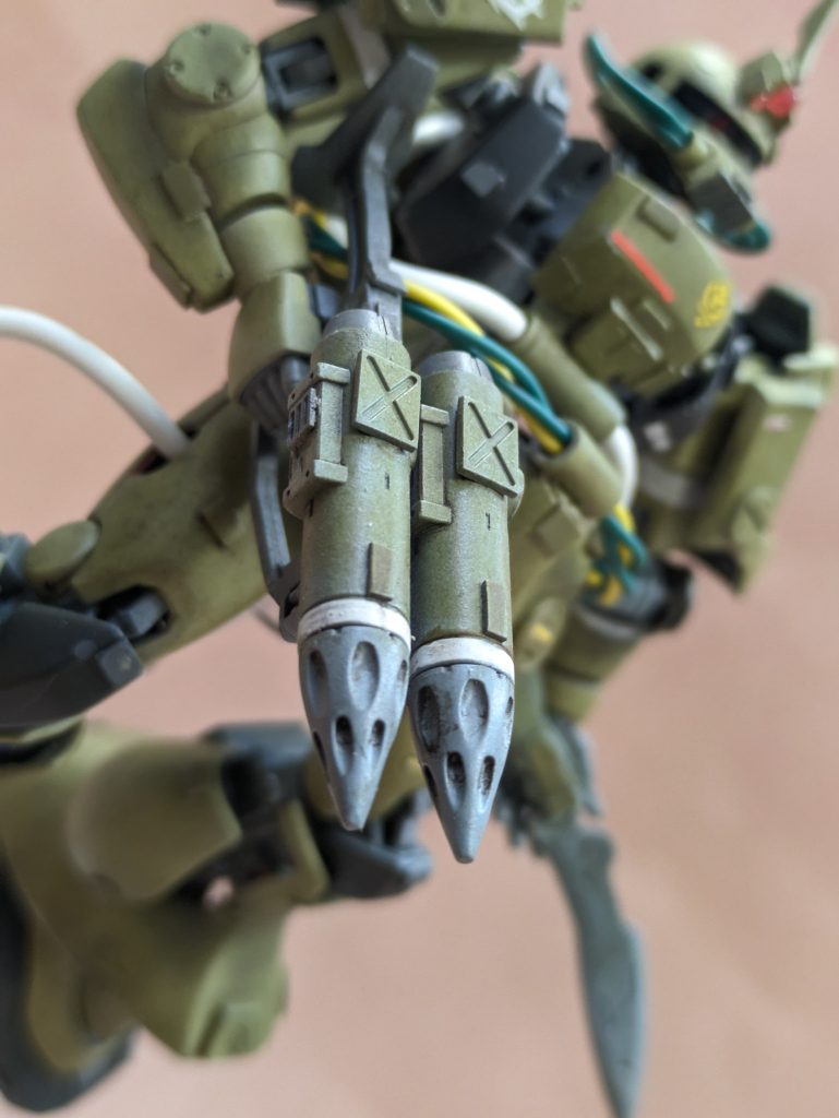 ザク・マリナーといえばアスロックガン!30MMのパーツとザクマシンガンで2連装のアスロックガン風に!