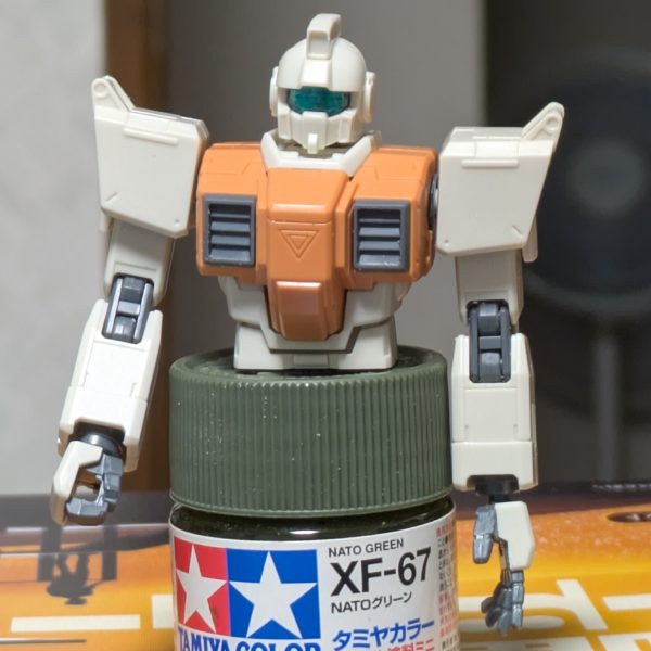 HGUC RGM-79(G)陸戦型ジム製作開始!!オリジナル設定で登場予定のためオレンジ部分の色変えやデカールで国連海兵隊仕様機にする予定。