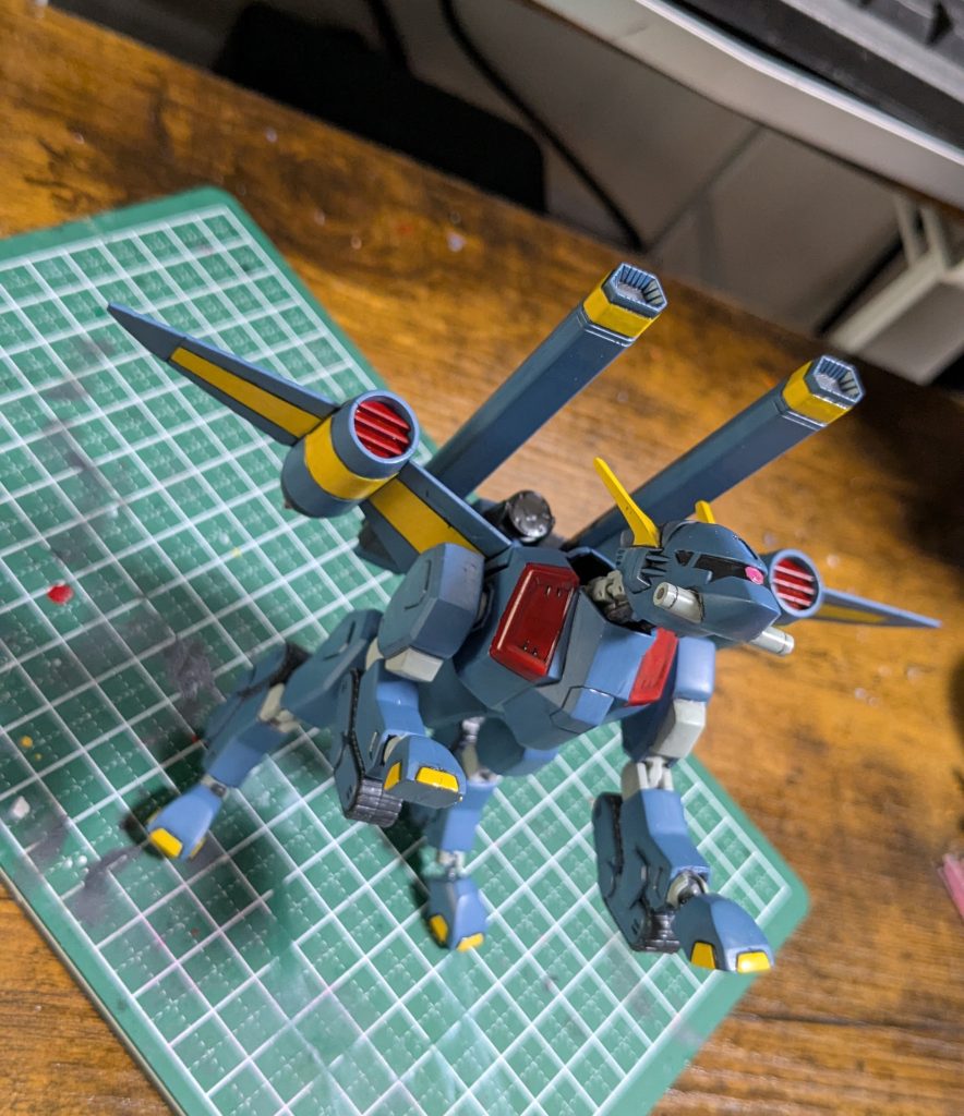 ち〇ち〇のポーズ。