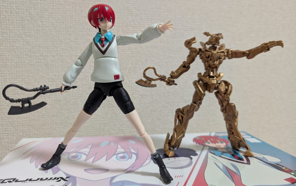 オマケ前回のハイパーモードとも共演。同じポージングで並べてます。