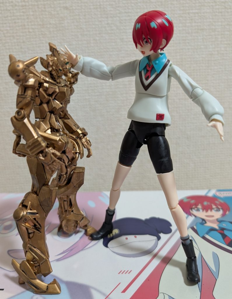 自分より大きいマチュにナデナデされるハイパーモードの図ｗｗマチュ「ジークアクス、私より小さくなったねぇ～」閲覧、ありがとうございました(- -) 