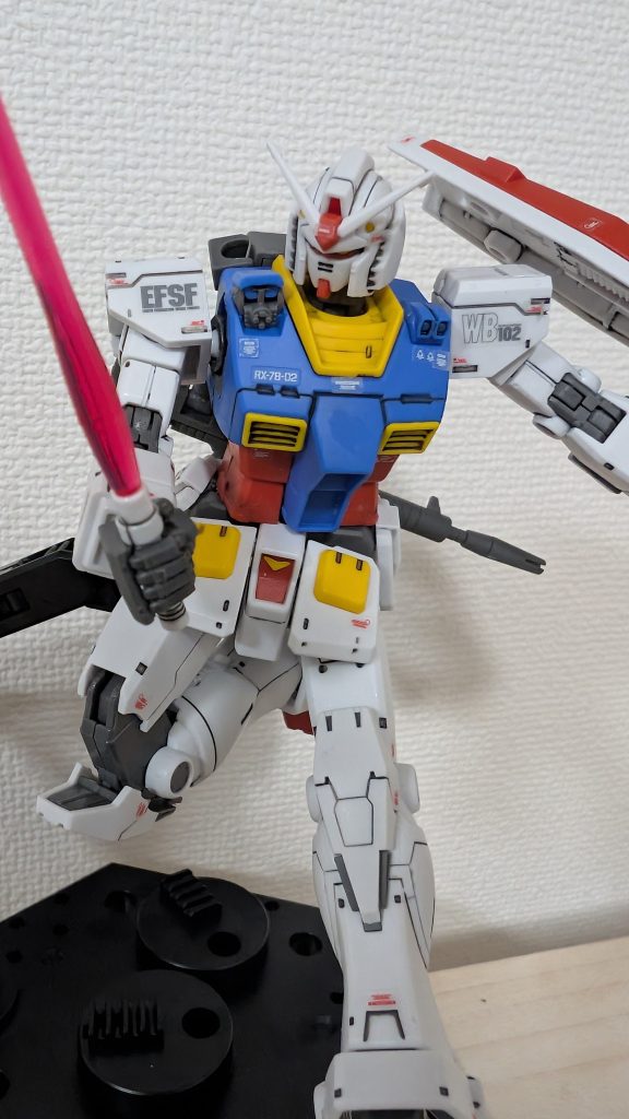 20年ぶりのガンプラを仕上げる