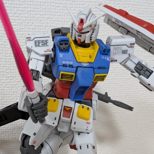 20年ぶりのガンプラを仕上げる