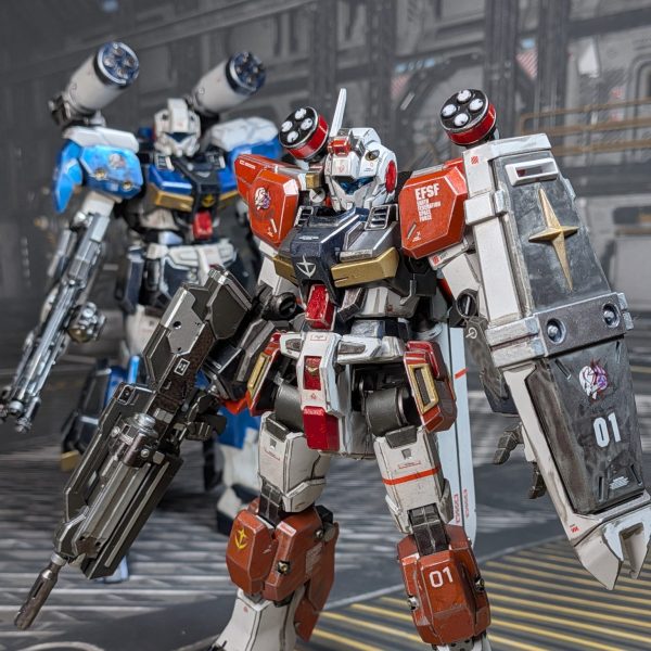 HGUCジーライン・ライトアーマー　決戦❗️市街地戦での死闘