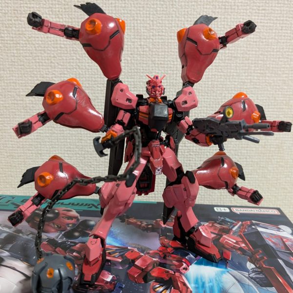 赤いガンダム・アイアンブラッドフォーム(ASW-G52ガンダムアロケル)